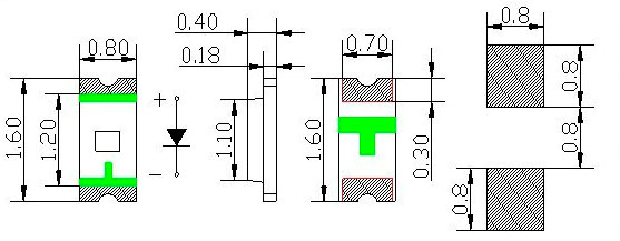 Світлодіод SMD 0603 білий